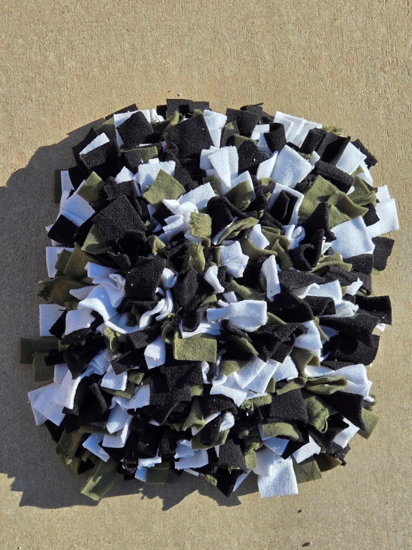 Handmade Snuffle TIME snuffle mat, style 1