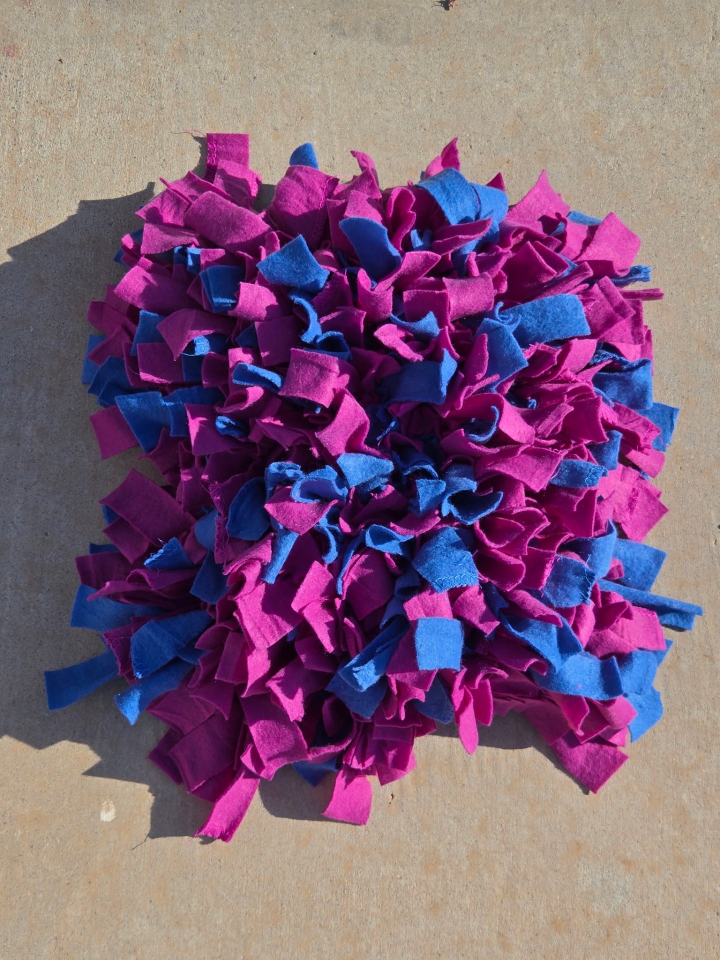 Handmade Snuffle TIME snuffle mat, style 4