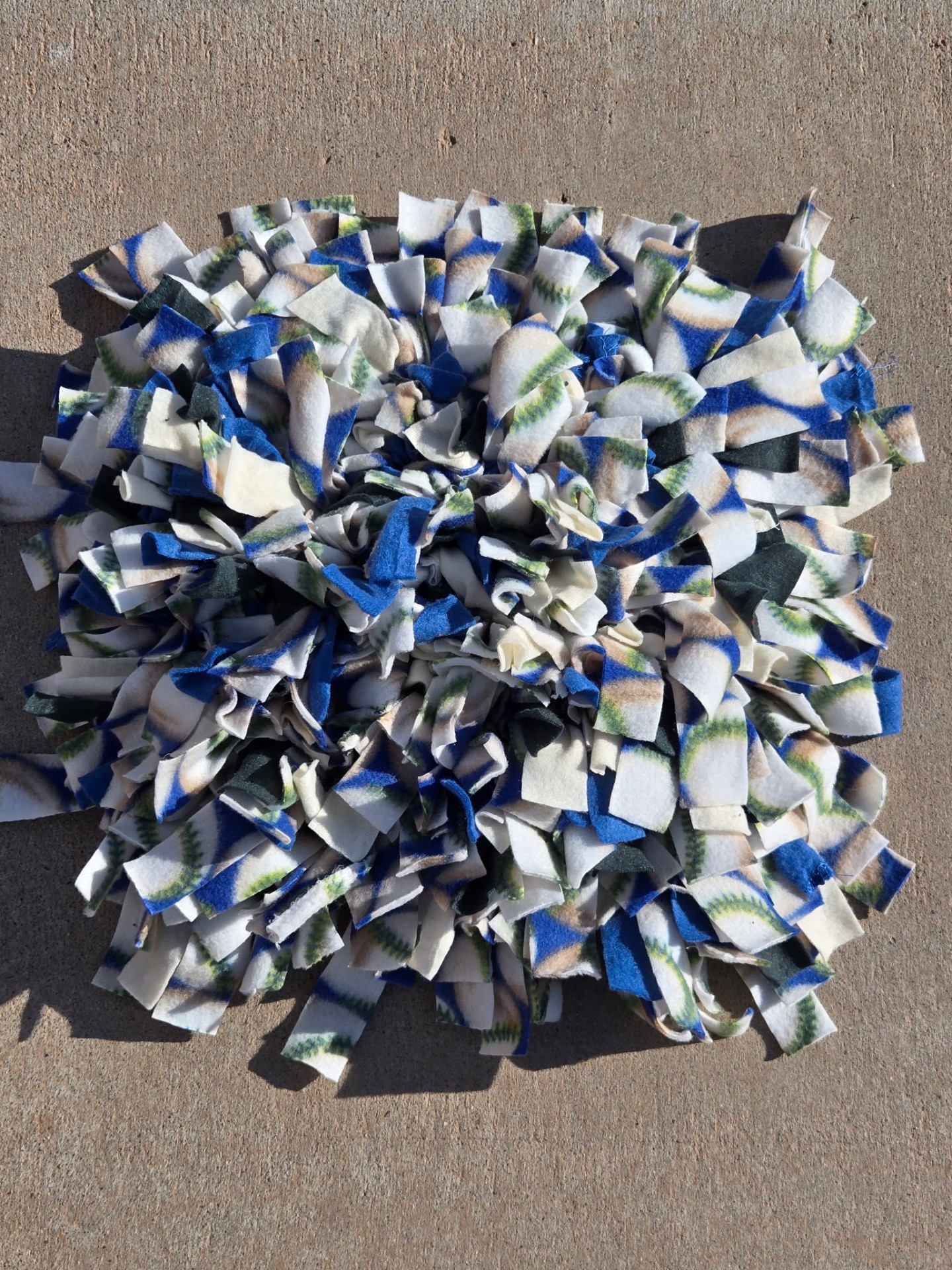 Handmade Snuffle TIME snuffle mat, style 9